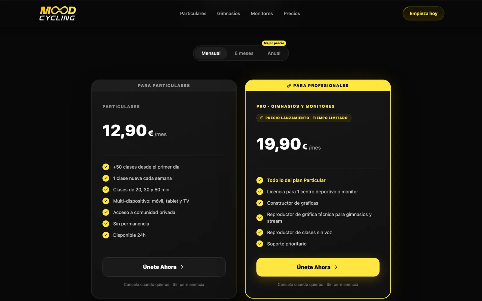 Plans and pricing